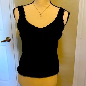 NWOT Black Light Knit Tank